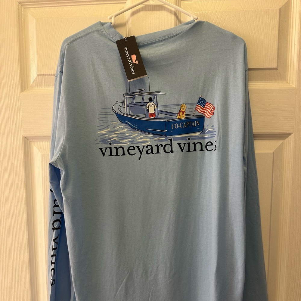 NWT- Vineyard Vines Light Blue 'Co-Captain'